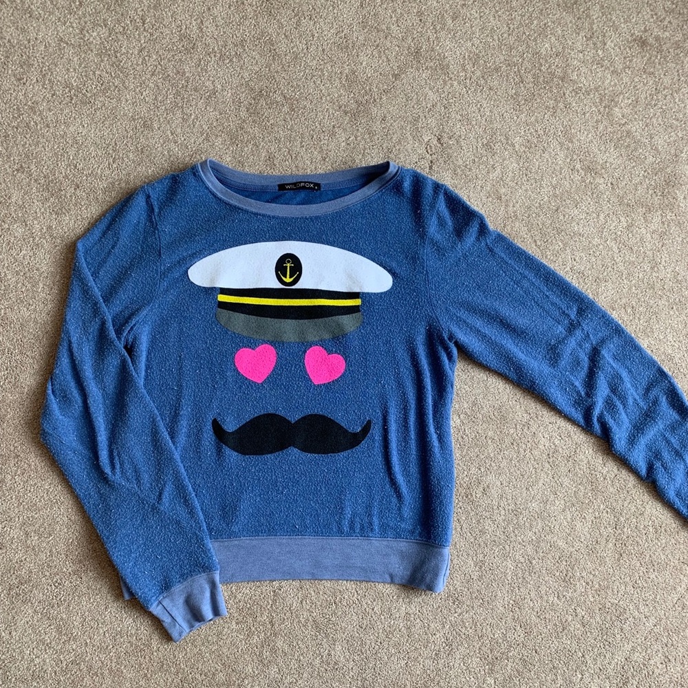 Wildfox Sailor Mustache Sweatshirt